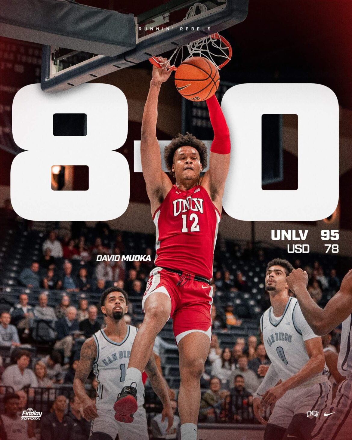 Rebels hit the road for win over USD