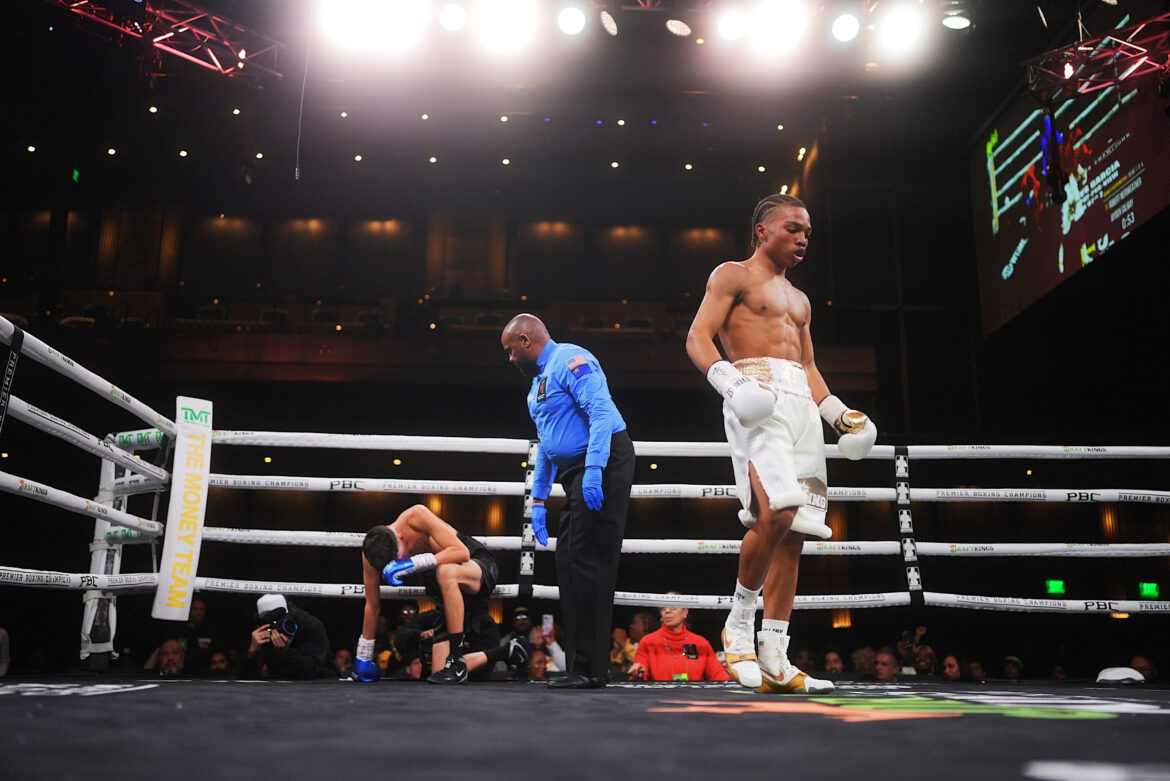 Robert Meriweather III makes U.S. debut and steals the show with first-round knockout