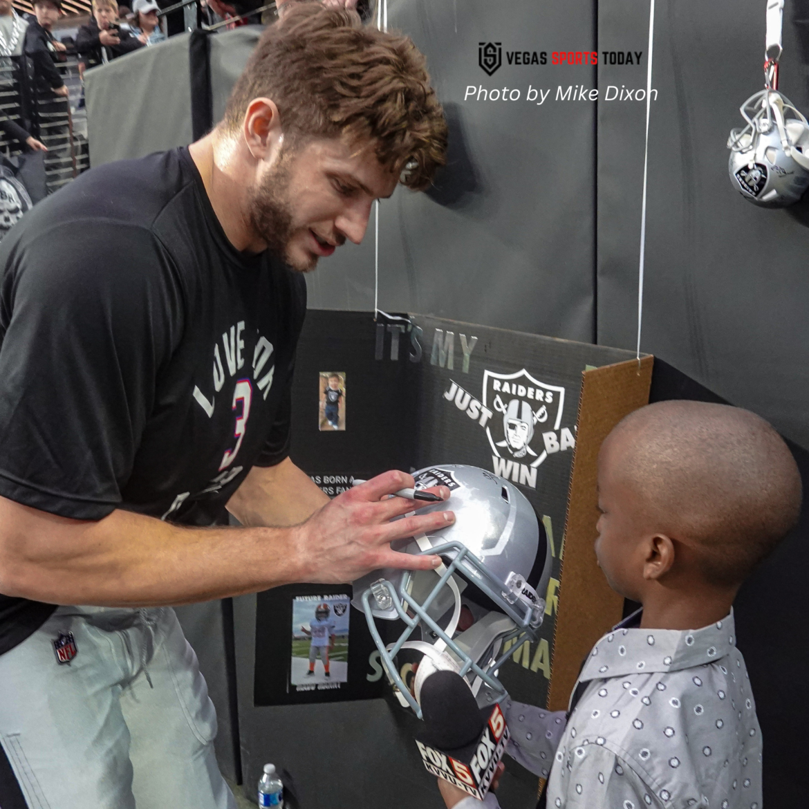 10-year-old Raiders reporter goes viral. And Golden Knights, Raiders, UNLV, Aces media news