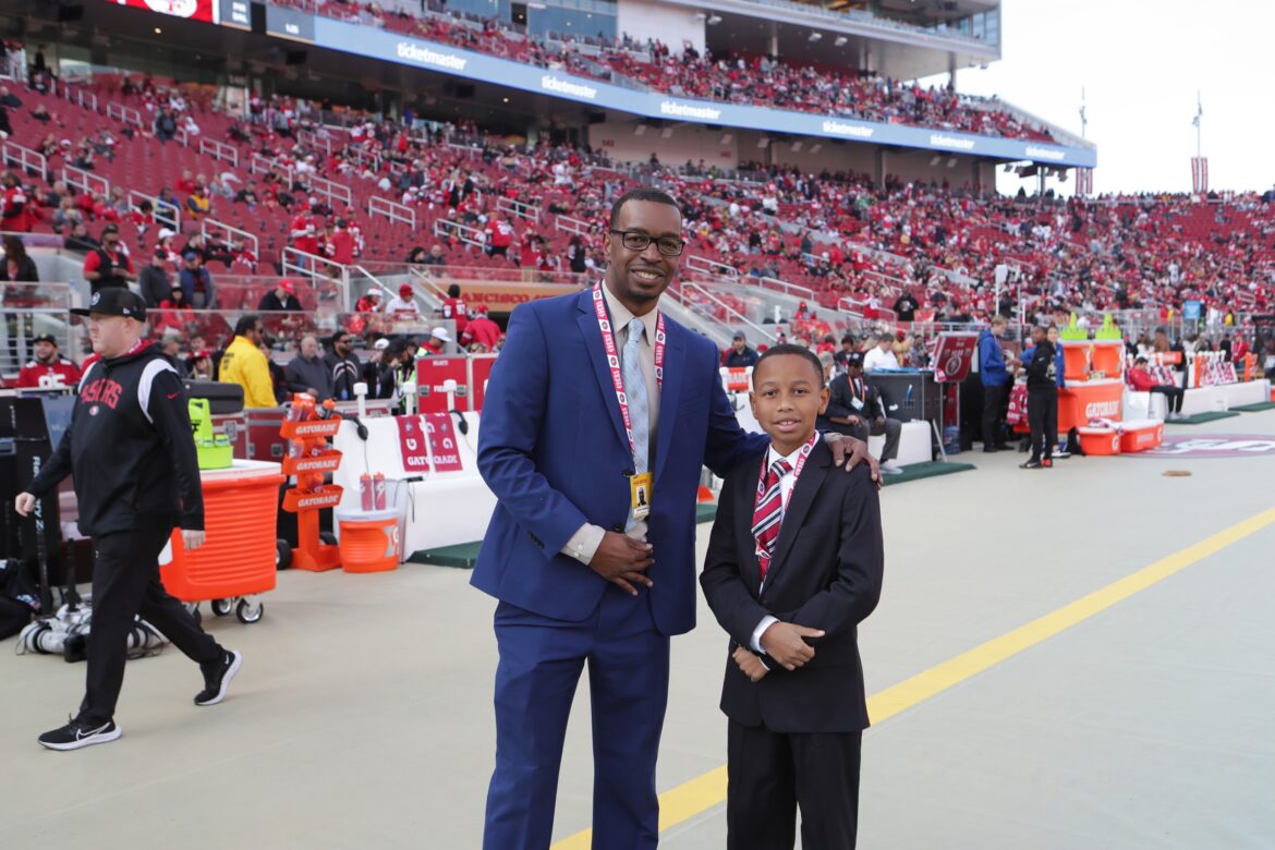 Local Las Vegas 4th grader Piper Johnson spends winter break working with 49ers, Warriors, and Raiders