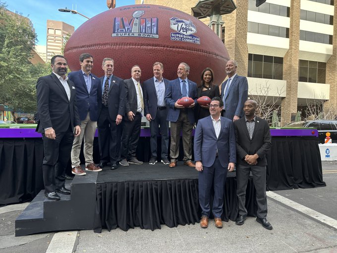 NFL - Super Bowl LVIII is coming to Las Vegas in 2024! #SBLVIII