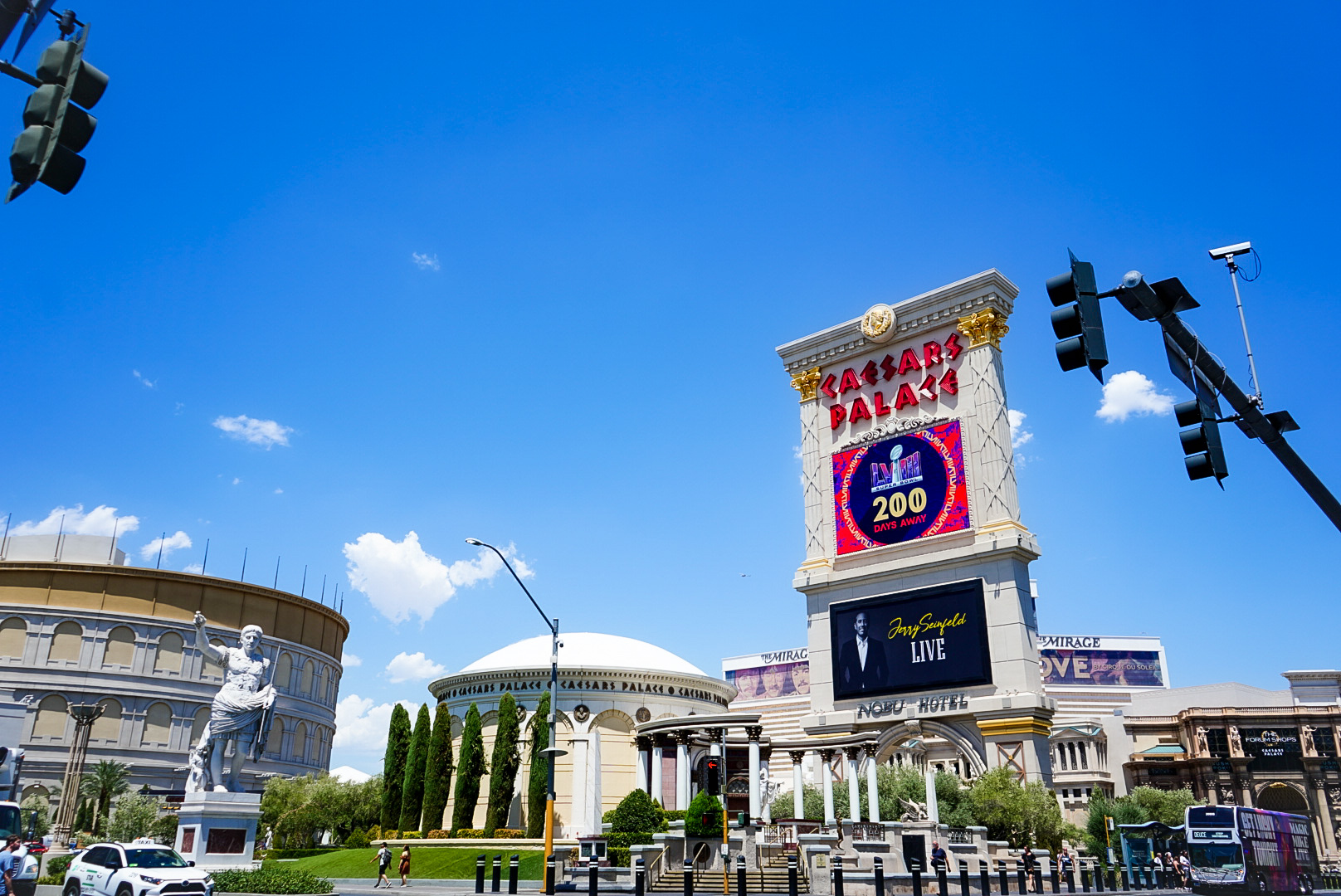 Super Bowl LVIII: Organizers celebrate 200 day milestone outside Allegiant  Stadium