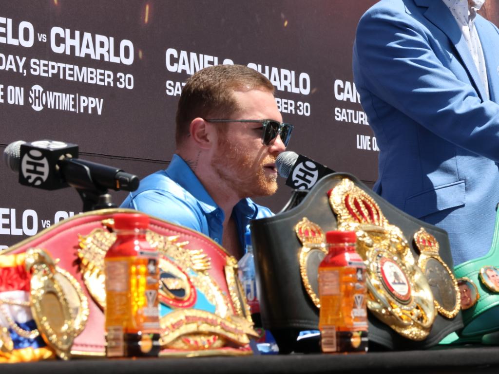 Mexican superstar and pound-for-pound great Canelo Álvarez will defend his undisputed super middleweight world titles in a blockbuster showdown against hard-hitting undisputed junior middleweight world champion Jermell Charlo headlining a SHOWTIME PPV (8 p.m. ET/5 p.m. PT) Saturday, September 30 in a Premier Boxing Champions event from T-Mobile Arena in Las Vegas.
