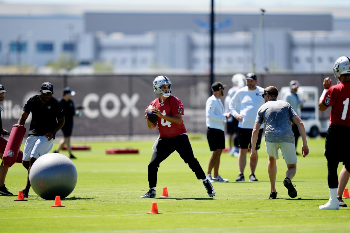 Highlights of Raiders practice ahead of Jets matchup in Week 10