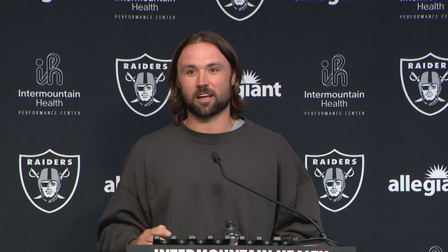 Gardner Minshew on the Raiders’ QB room