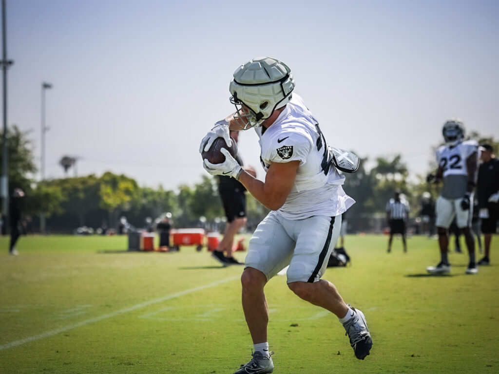 2024 Raiders training camp day 2 in pads. Raiders training camp, Maxx Crosby, Raiders, Las Vegas Raiders, Raiders news, Vegas Sports Today, Mike Dixon, Raider Nation