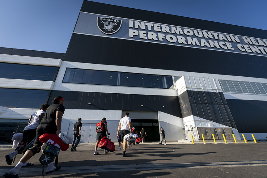 UNLV Football moves indoors, finds relief at Raiders facility