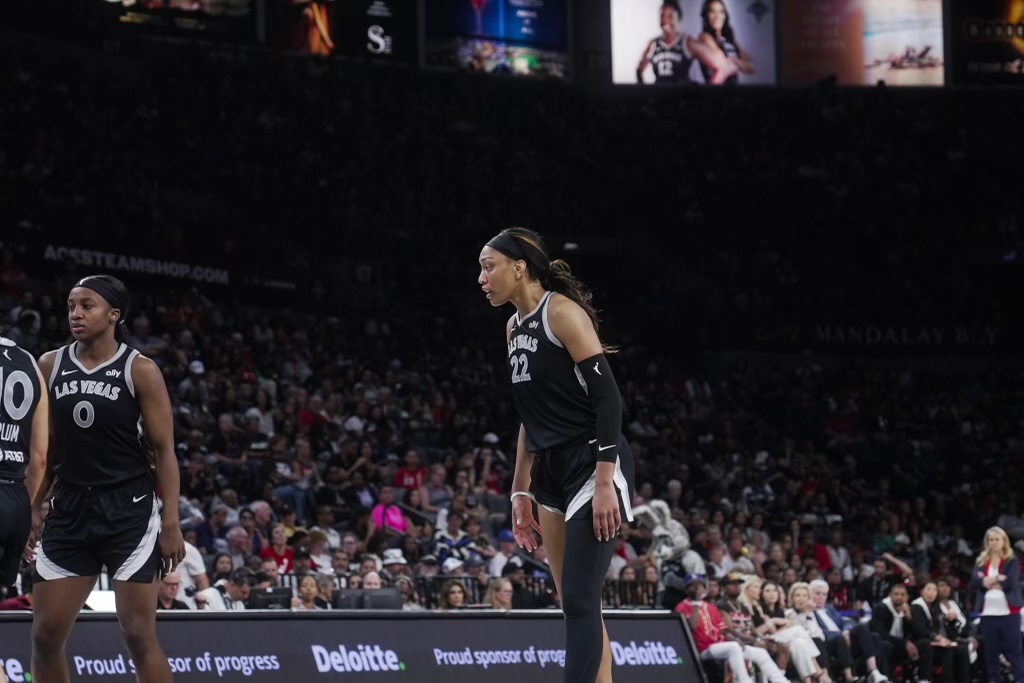 A’ja Wilson wills Aces to bounce back win over Sparks