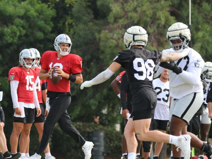 Top Raiders training camp highlights from Aidan O’Connell, Brock Bowers, & Maxx Crosby