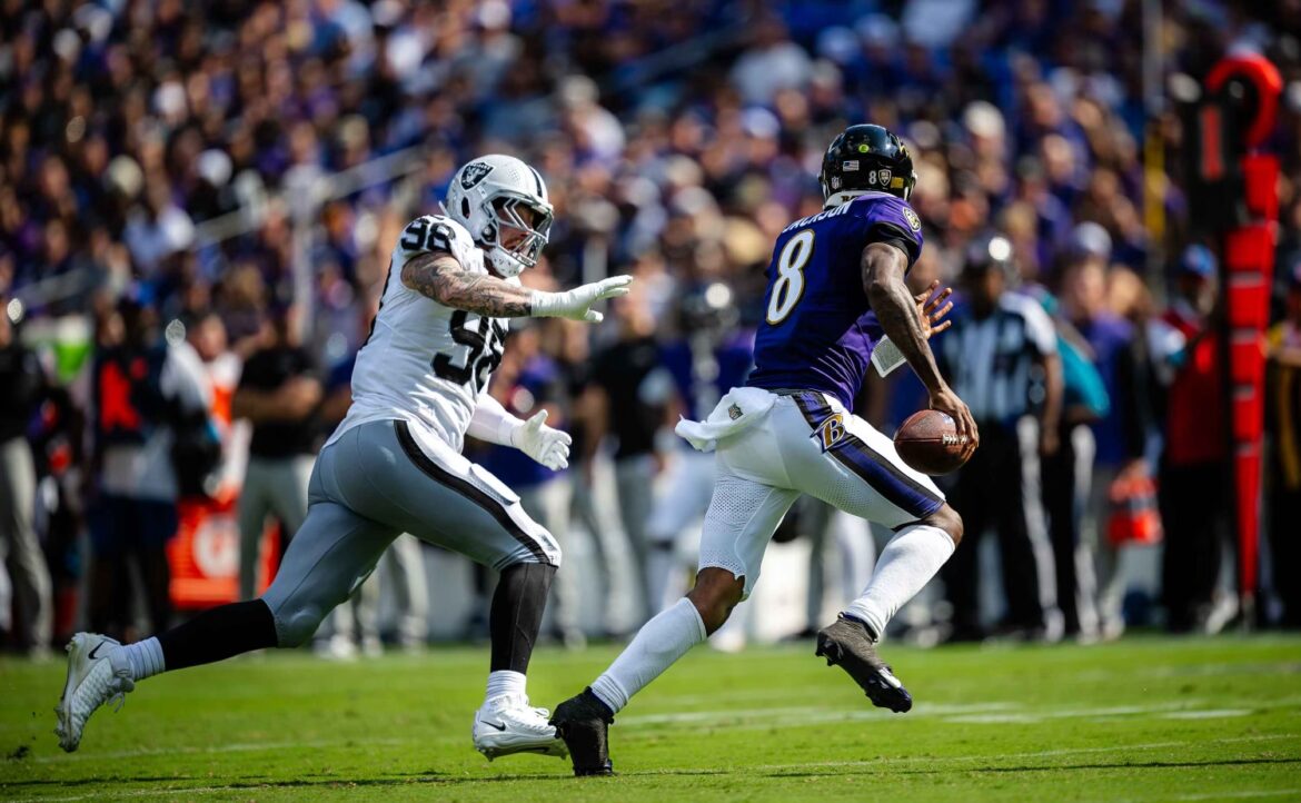 Raiders vs. Ravens: Best photos from Week 2