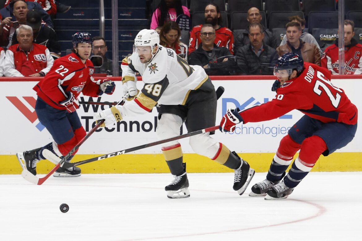 Logan Thompson and Washington Capitals hands Vegas first loss of the season.