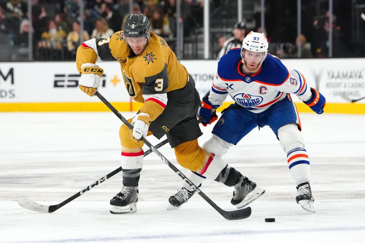 Golden Knights tight checking defense shuts out Connor McDavid and the Oilers