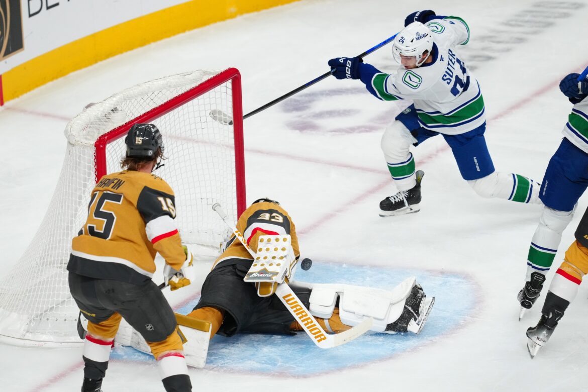 Watch: Adin Hill discussed his potential save of the year candidate after the game against the Canucks.