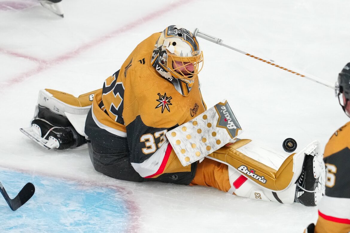 Adin Hills 33 Save Performance Elevates Vegas to First Place in Pacific