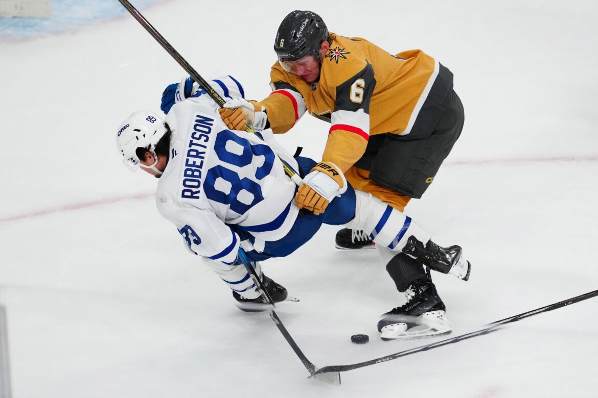 Golden Knights outperformed Maple Leafs’ high powered offense.