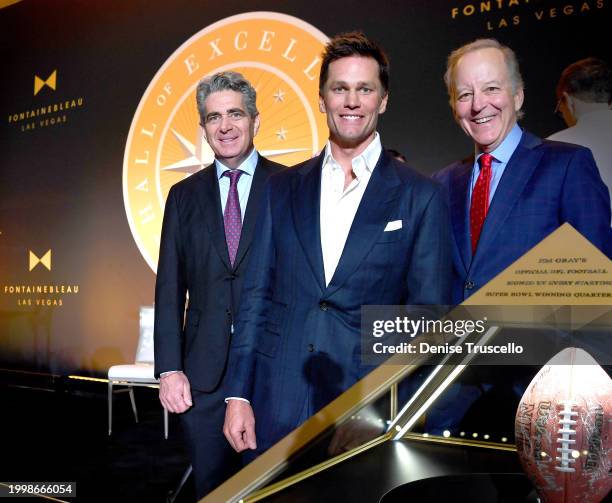 Tom Brady, Jim & Fran Gray Launch Hall of Excellence at Fontainebleau Las Vegas on June 20