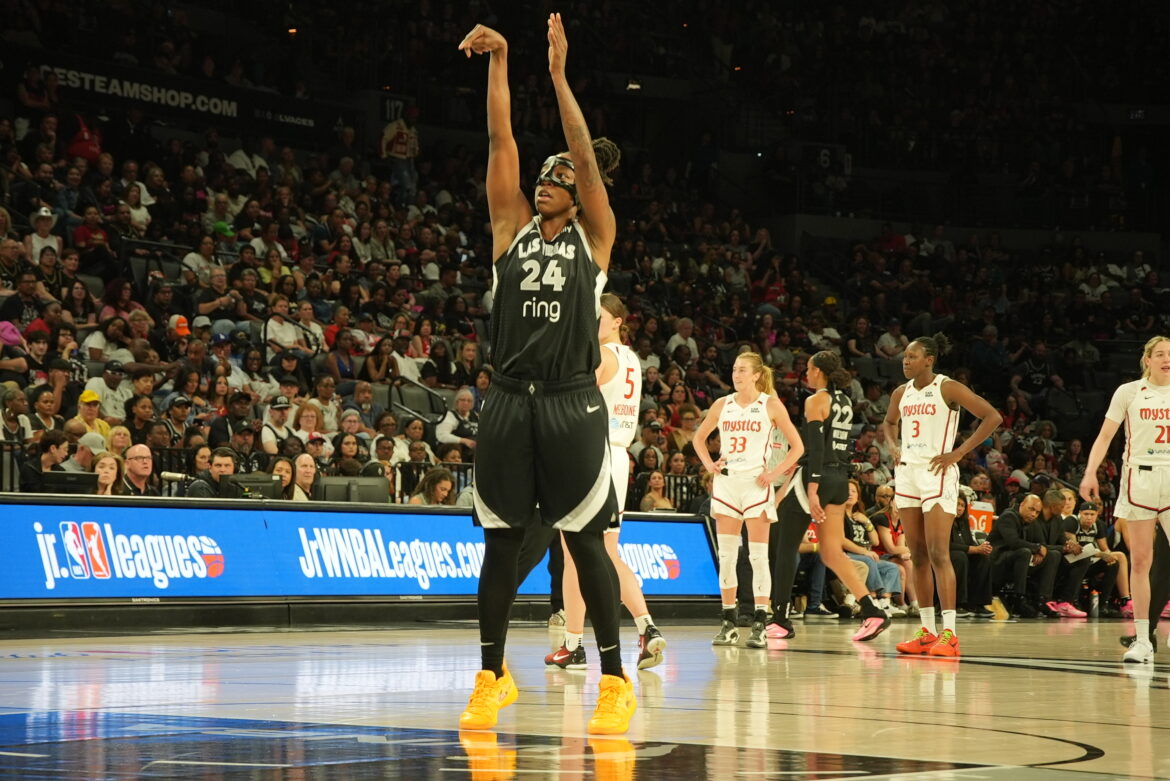 Aces’ Jewell Loyd drills 3-pointer to stun Mystics