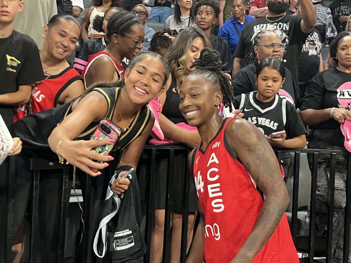 Las Vegas Aces put out the Sparks 96-81