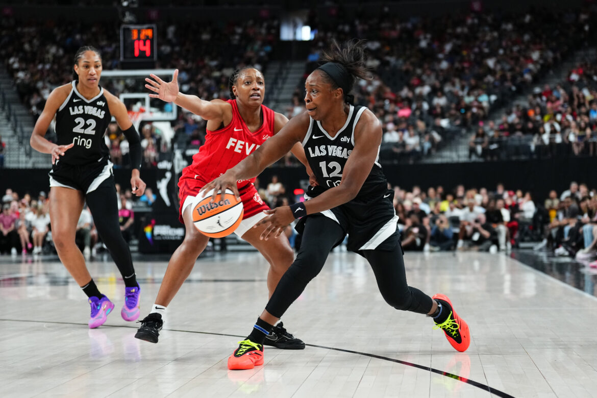 Aces Snap Three Game Losing Skid Against Caitlin Clark and Indiana Fever