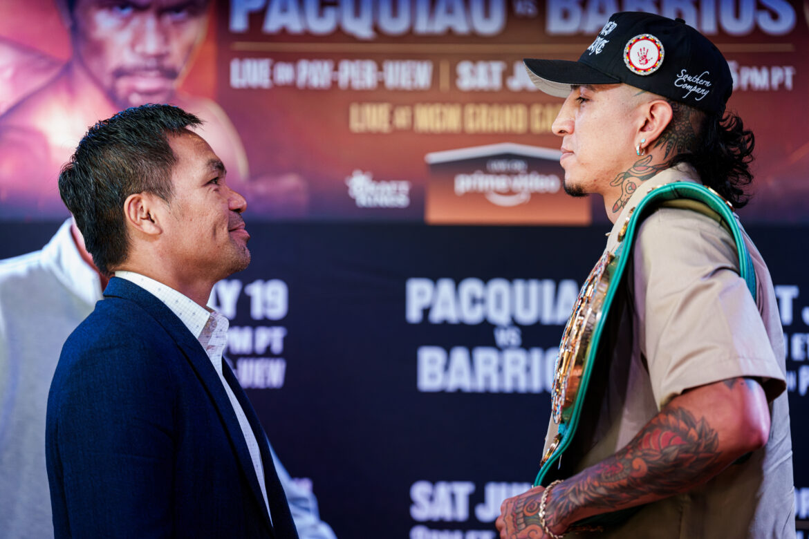 PHOTOS: PBC Boxing Manny Pacquiao vs Mario Barrios Press Conference