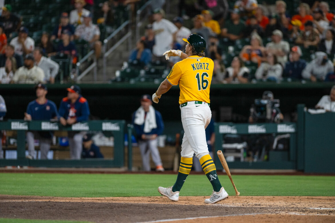 Nick Kurtz powers a positive week for the Athletics