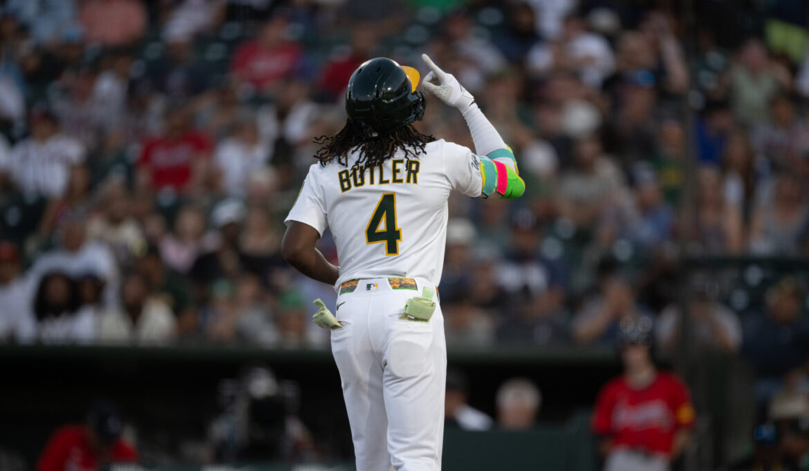 The Athletics slug their way to a series win vs. Atlanta
