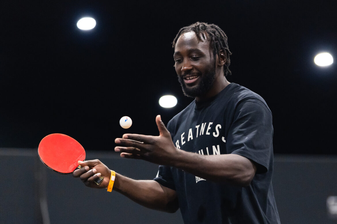 Terence “Bud” Crawford at World Table Tennis U.S. Smash 2025