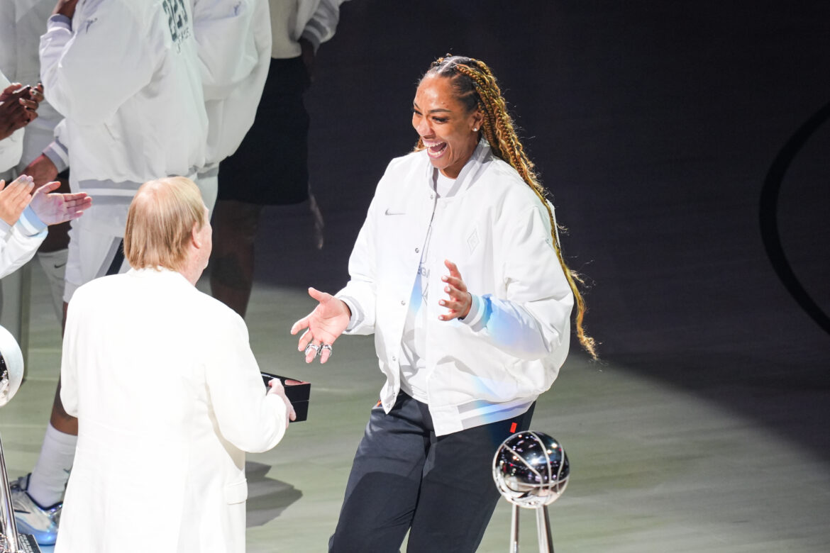 Championship Rings Shine, But Mercury Dominate Aces 99–66 Inside T-Mobile Arena