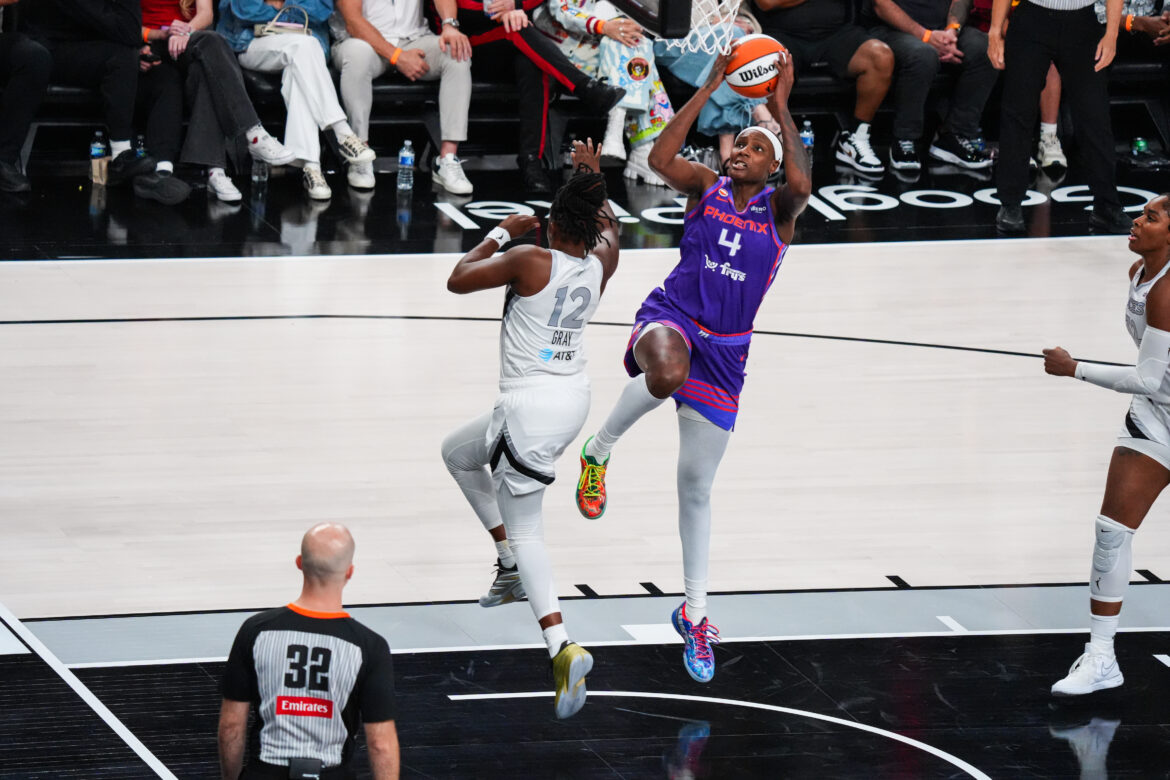 Best Photos from Las Vegas Aces vs Phoenix Mercury Home Opener