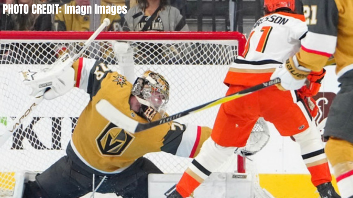 Carter Hart Leads Golden Knights to Game 1 Victory Over Anaheim Ducks