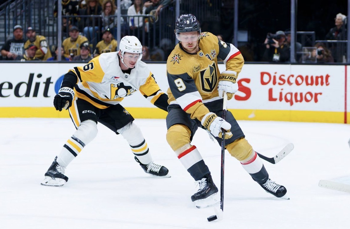 Golden Knights’ Offense Erupts in 6-2 Win Over Penguins as Vegas Extends Winning Streak to Three