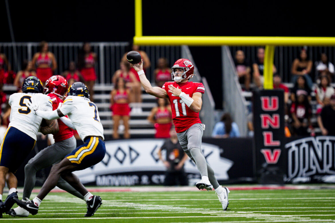 UNLV Rallies Past Cal Behind Jackson Arnold’s Five-TD Performance